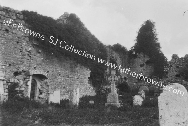 CLONTUSKERT PRIORY CLOISTER & BUILDINGS FROM S.W.